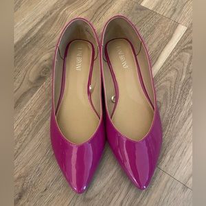 Lane Bryant 12W Pink Flats